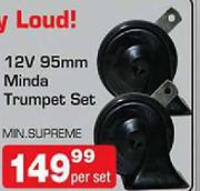 12V 95mm Minda Trumpet Set-Per Set