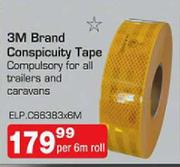 3M Brand Conspicuity Tape-Per 6m Roll