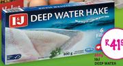 I & J Deep Water Hake Fillets-800g