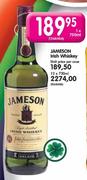 Jameson Irish Whiskey-12x750ml