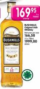 Bushmills Original Irish Whiskey-12x750ml
