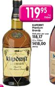 Klipdrift Premium Brandy-1 x 750ml