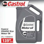 Castrol 25W50 Motor Oil-5ltr Each