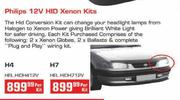 Philips 12V HID Xenon Kits-H7 Per Kit