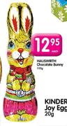 Hauswirth Chocolate Bunny-100g Each