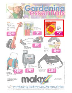 Makro : Gardening Essentials (18 Mar - 9 Apr 2013), page 1