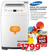 Samsung White Top Loading Washing Machine-8kg(WA80G5DIP)