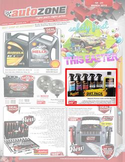 Autozone : Safety First This Easter (19 Mar - 31 Mar 2013), page 1