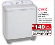 Defy Twin Tub Washing Machine-7.5kg