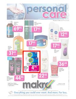 Makro : Personal Care (22 Mar - 1 Apr 2013), page 1