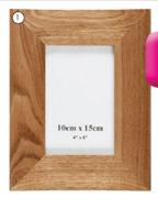 Natural Wood Frame Oak-100x150mm Each