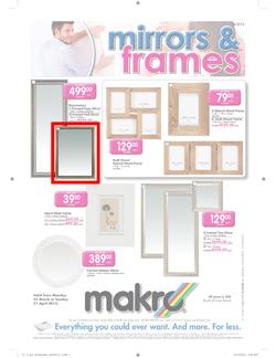Makro : Mirrors & Frames (25 Mar - 21 Apr 2013), page 1