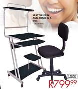 Seattle Desk and Chair in a Box