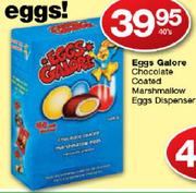 Eggs Galore Chocolate Coated Marshmallow Eggs Dispenser-40's