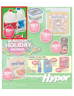 Checkers Hyper Western Cape : Easter Holiday Savings (25 Mar - 7 Apr 2013), page 1