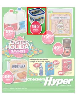 Checkers Hyper Western Cape : Easter Holiday Savings (25 Mar - 7 Apr 2013), page 1