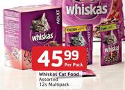Whiskas Cat Food-12's Multipack-Per Pack