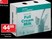 House Brand Long Life Milk Assorted-6x1ltr