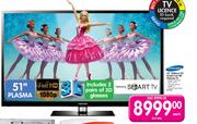 Samsung 3D Smart Full HD Plasma TV-51"(130cm)