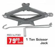 1 Ton Scissor Jack (FED.VJ700) Each