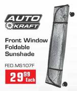 Auto Kraft Front Window Foldable Sunshade (FED.MS107F) Each 
