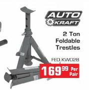 Auto Kraft 2 Ton Foldable Trestles (FED.KW028) Per Pair
