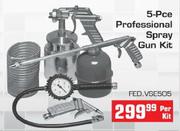 5-Pce Professional Spray Gun Kit Per Kit (FED.VSE505)