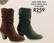 Ladies Ankle Boots-Per Pair