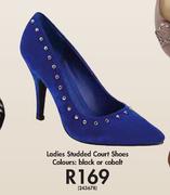 Ladies Studded Court Shoes-Per Pair
