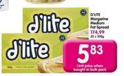D'LITE Margarine Medium Fat Spread-30x500gm
