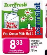 Everfresh Long Life Milk(All Variants)-6x1L