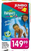 Pampers Active Baby Jumbo Pack