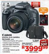 Canon Digital SLR Camera Package-1100D