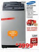 Samsung Metallic Top Loading Washing Machine-13kg