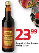 Sedgwick's Old Brown Sherry-750ml