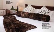 In House In Home Exotic Faux Fur Throw-150 x 180cm