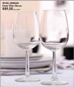 Royal Leerdam Estate Wine Glasses-6's Per Pack