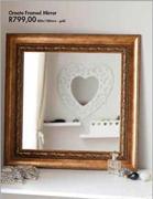 Ornate Framed Mirror-880 x 1380mm Gold