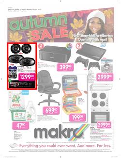 Makro : Autumn Sale (23 Apr - 29 Apr 2013), page 1