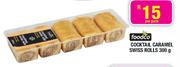 Foodco Cocktail Caramel Swiss Rolls-300gm-Per Pack