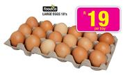 Foodco Large Eggs-18's Per Tray