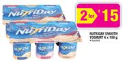 Nutriday 2 Pack Smooth Yoghurt Assorted-6x100g