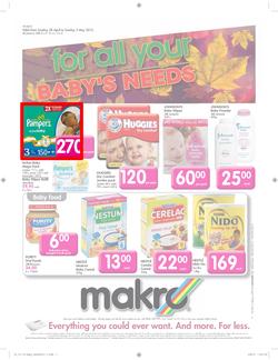Makro : For all your baby's needs (28 Apr - 5 May 2013), page 1