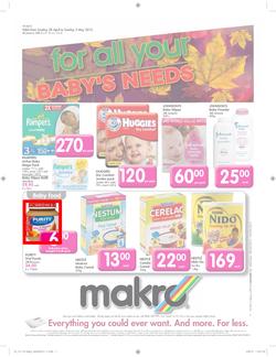 Makro : For all your baby's needs (28 Apr - 5 May 2013), page 1