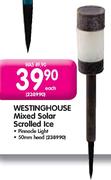 Westinghouse Mixed Solar Scrolled Ice-50mm Head Each