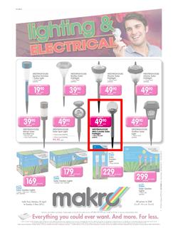 Makro : Lighting & electrical (29 Apr - 5 May 2013), page 1