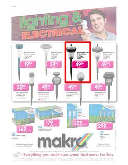 Makro : Lighting & electrical (29 Apr - 5 May 2013), page 1