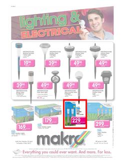 Makro : Lighting & electrical (29 Apr - 5 May 2013), page 1