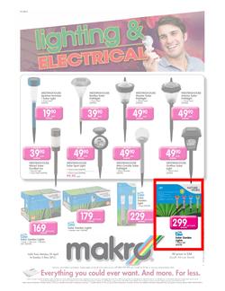 Makro : Lighting & electrical (29 Apr - 5 May 2013), page 1