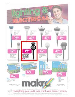 Makro : Lighting & electrical (29 Apr - 5 May 2013), page 1